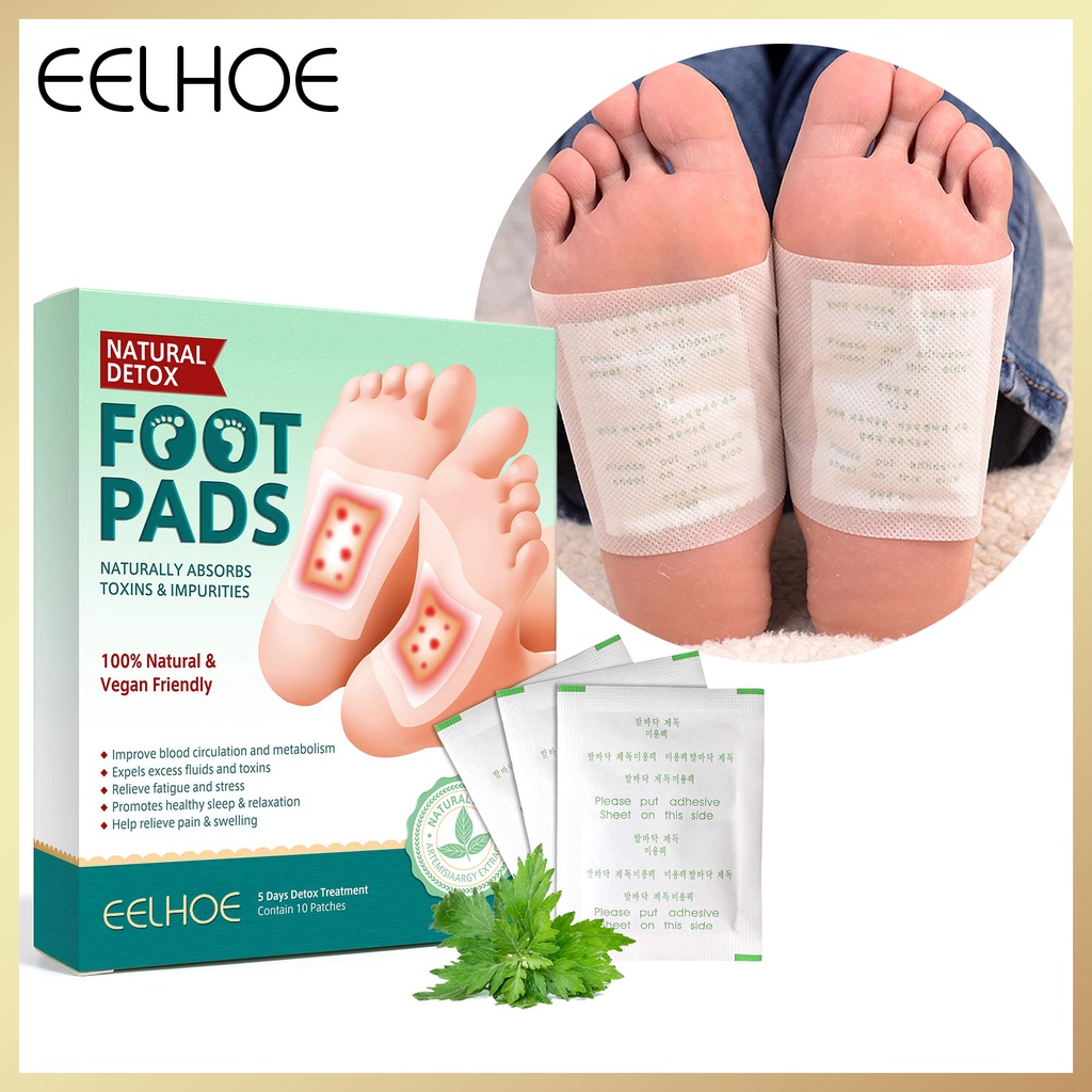 Buy EELHOE Wormwood Detox Ginger Foot Patch Slimming Ginger Deeper