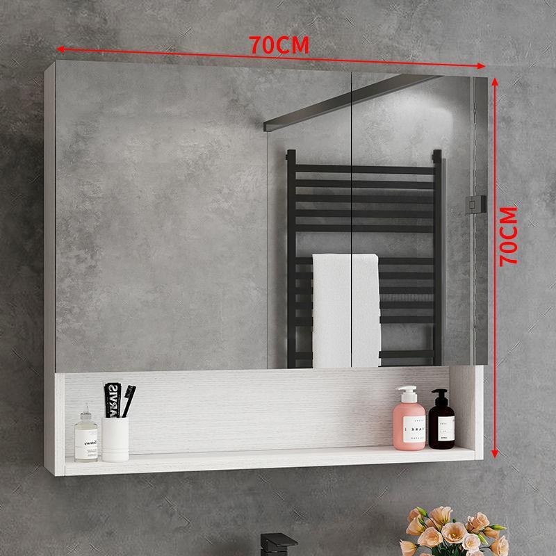 Buy Smart solid wood bathroom mirror with light defogging