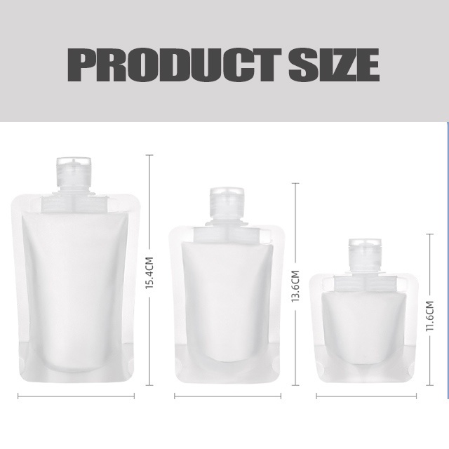 Buy 【Bundle of 6pcs】100/50/30ML Transparent Matt Shampoo Lotion Storage