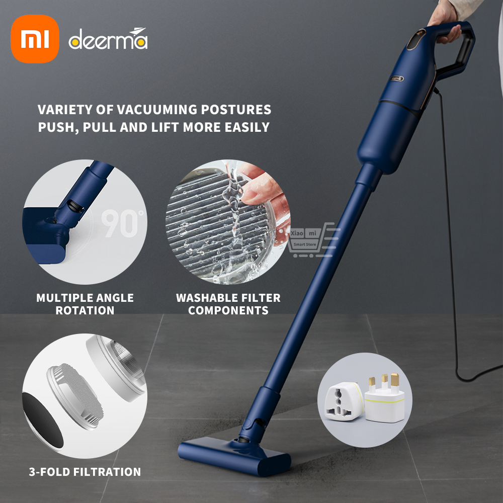 Buy 【Xiaomi】Deerma DX1000 Handheld Vacuum Cleaner 16Kpa Suction Washing