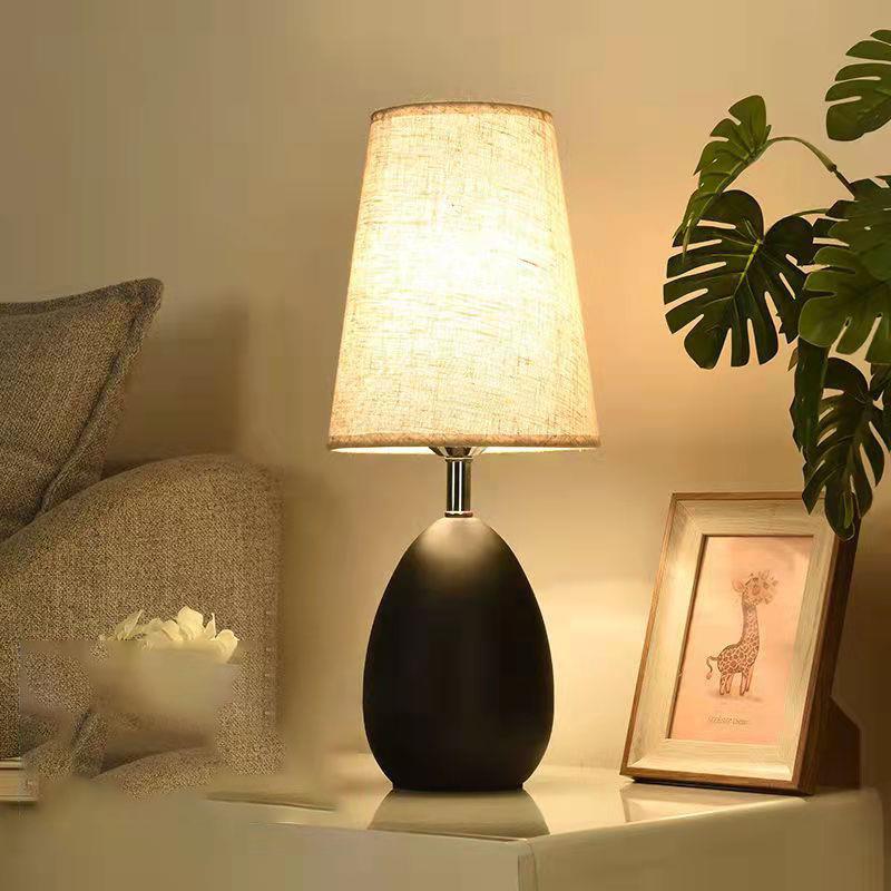 Buy Table lamp bedroom bedside lamp touchable Nordic style warm