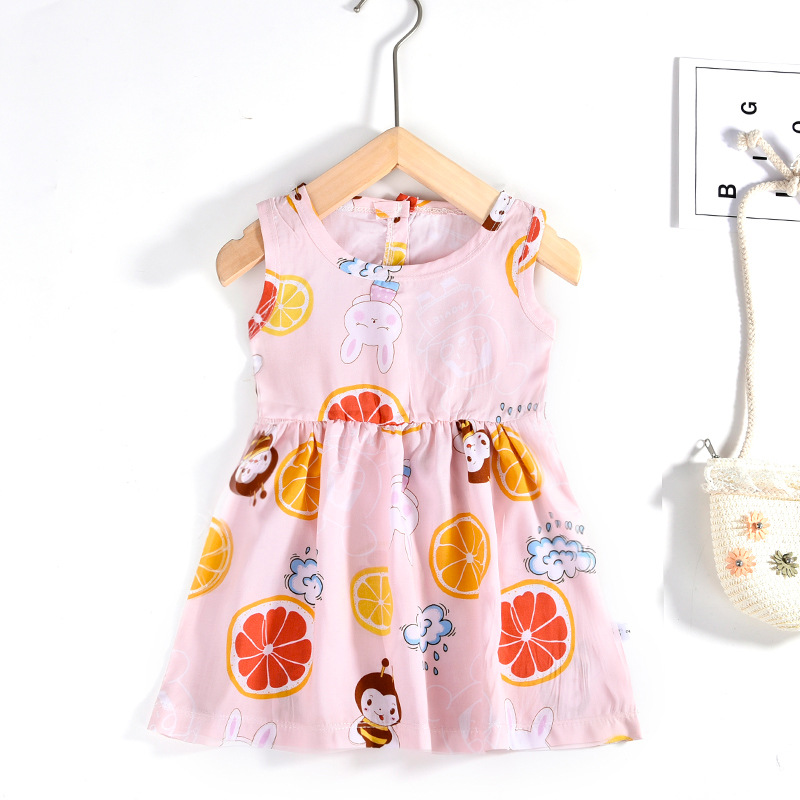 Buy Children's clothing summer children's skirt girls cotton silk skirt ...