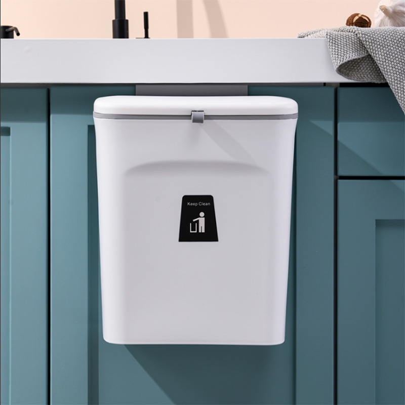 Buy New style kitchen wallmounted trash can, bathroom independent