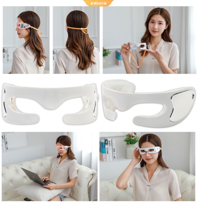 Buy Beauty 3D LED Light Therapy Eyes Mask Massager Heating SPA