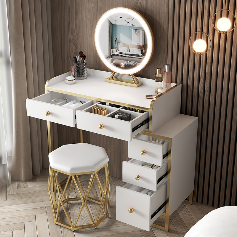 Buy Light luxury dressing table minimalist bedroom modern minimalist ...