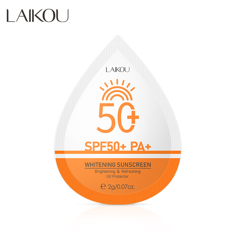 Buy 【Bundle of 100pcs】LAIKOU Whitening UV Sunscreen Face Cream Sunblock