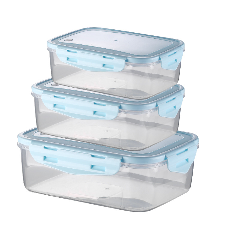 Buy Kitchen plastic transparent sealed crisper, food storage box ...