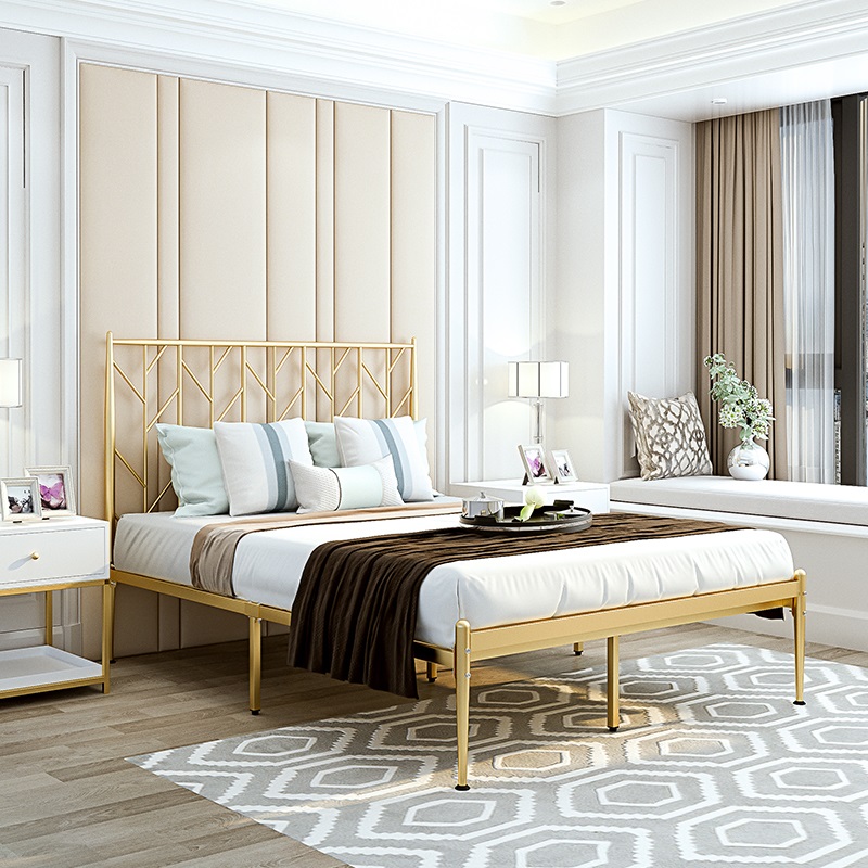 Gallery Detail: Buy Nordic Quality Luxury Iron Bed 1 5 Meters 1