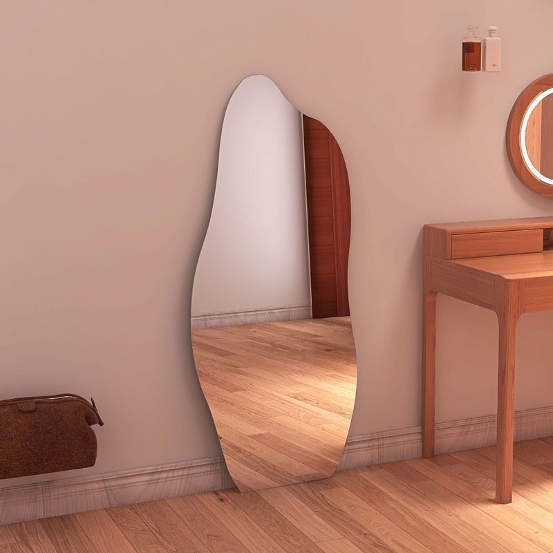 Buy Nordic household floor mirrors special-shaped full-length full ...