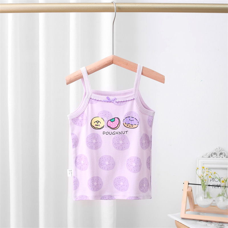 Buy Children's vests wear boys' vests pure cotton spring and autumn