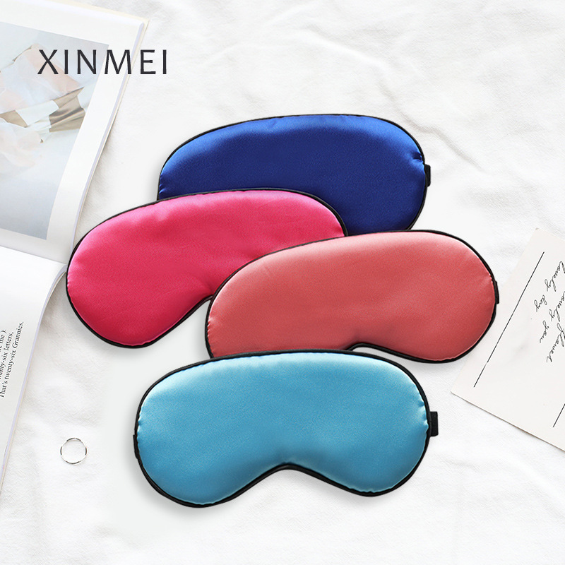 Buy Imitation silk sleep shading goggles to help sleep pure color