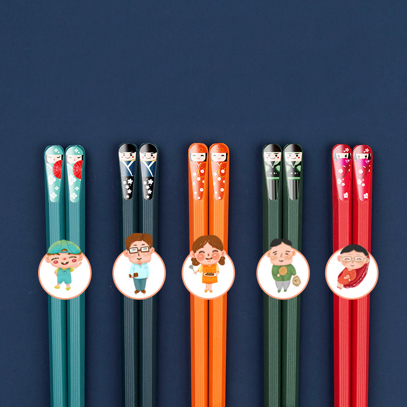 Buy Chopsticks household pointed chopsticks meal chopsticks one person