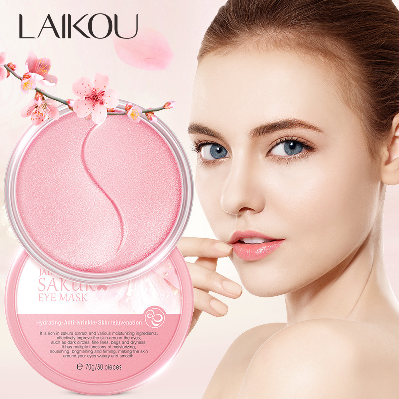 Buy 50 Pcs LAIKOU Japan Sakura Eye Mask Reduce Dark Circles and Fine