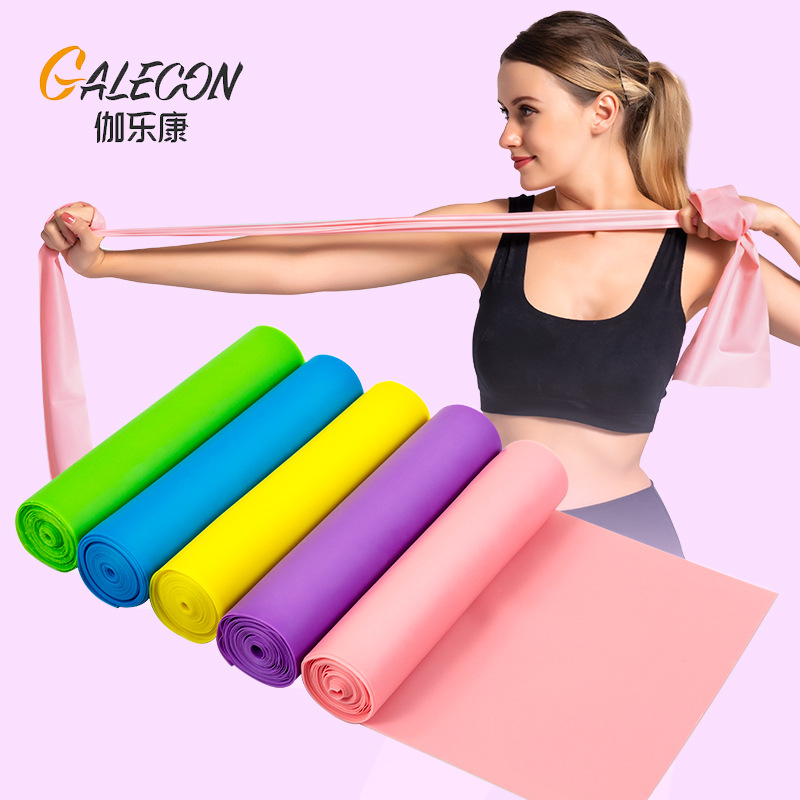 Buy Yoga Pull Belt Sport Stretch Belt Stretch Band Tpe Pull Piece Fitness Resistance Band Elastic Band Yoga Belt on ezbuy SG