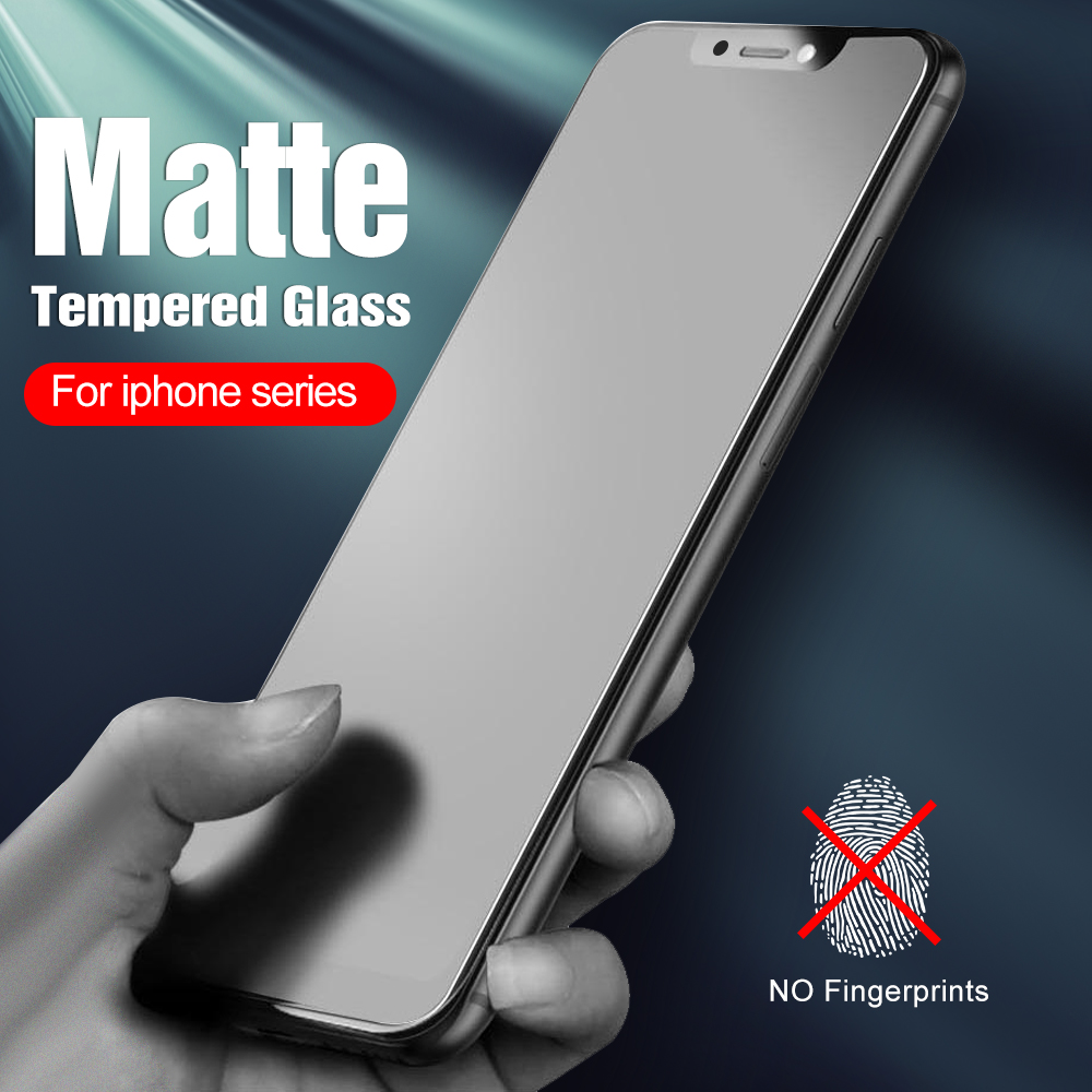 Buy 2pcs matte tempered glass for iphone 12 pro max glass for iphone 14 13 12 11 pro xs max x xr