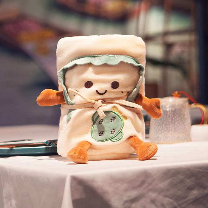 Buy Coral velvet nap small blanket office flannel air conditioning