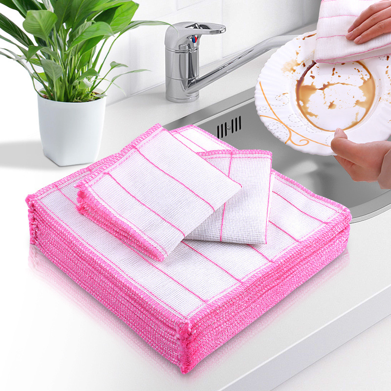 Buy 5 layers plus cotton rag wash towel wipe table cleaning cloth