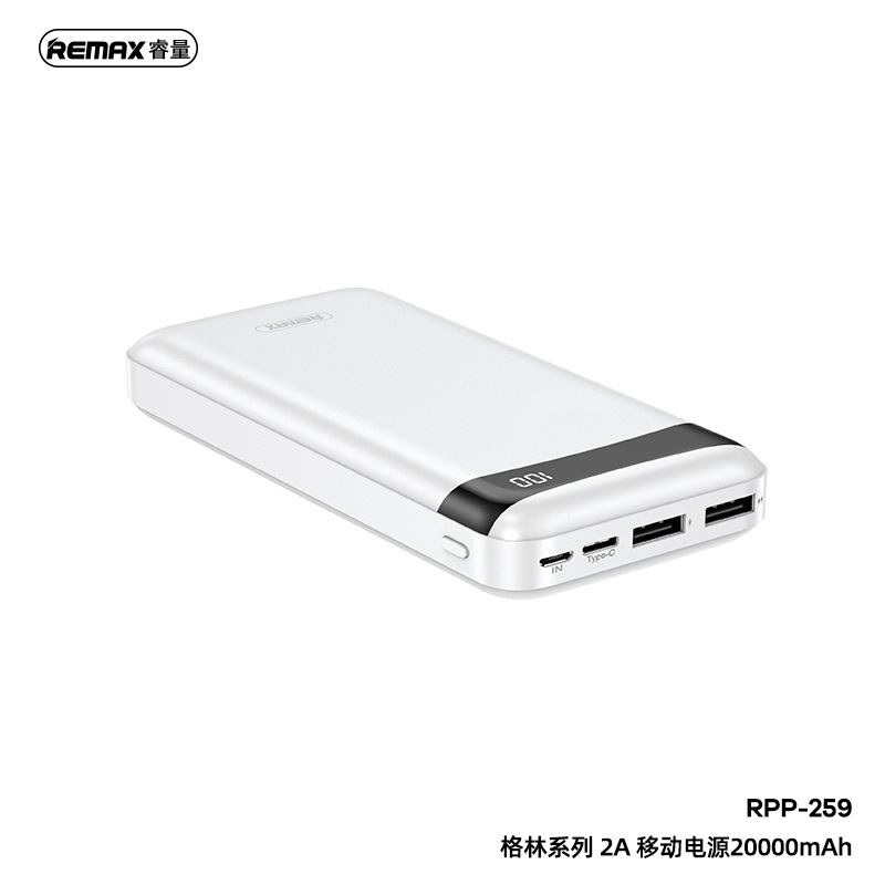 Buy Remax RPP-259 2A Mobile Power 20000mAh Dual Inlet Dual Output ...