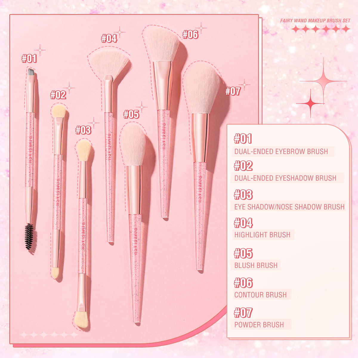 Buy 【BUY 1 GET 1 FREE】PINKFLASH 8PCS Fairy Wand Makeup Bronzer Contour