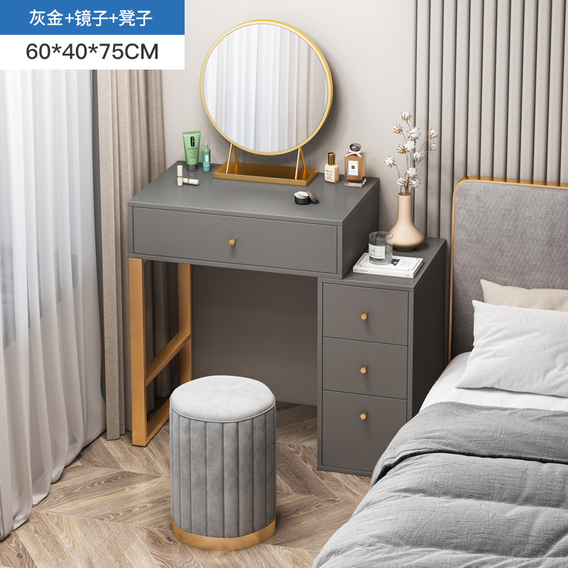 Buy Dressing table small narrow light luxury storage one bedroom modern minimalist small