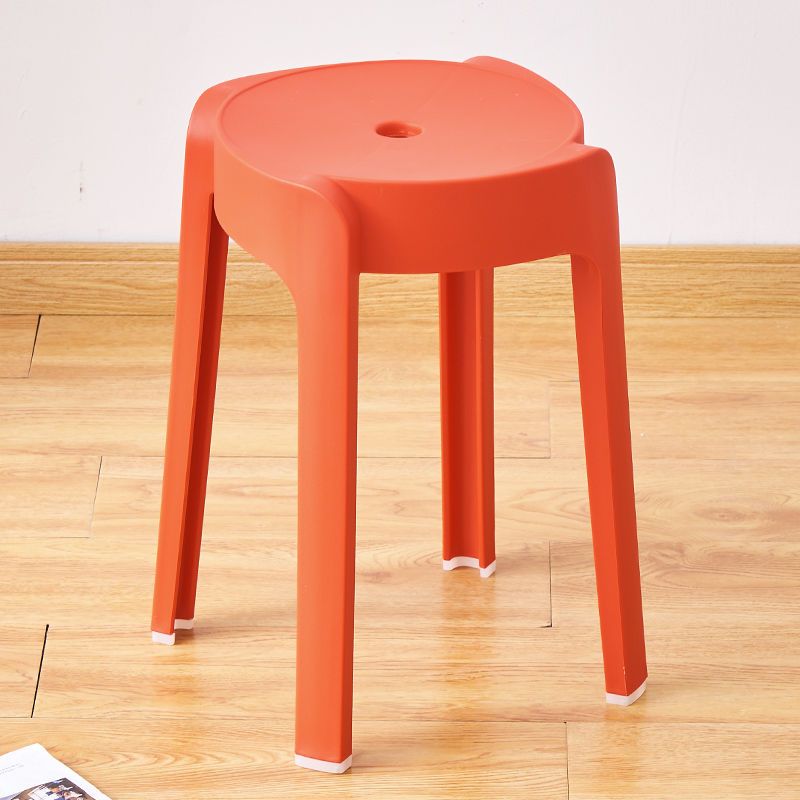 Buy Plastic Stool Home Thickened Round Stool Modern Minimalist Creative Living Room Stackable 