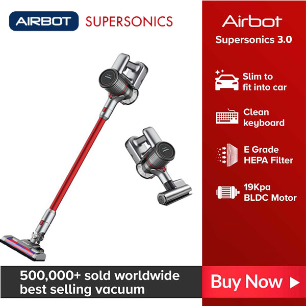 Buy Airbot Supersonics 3.0 ( Red ) Cordless Handheld Stick Vacuum