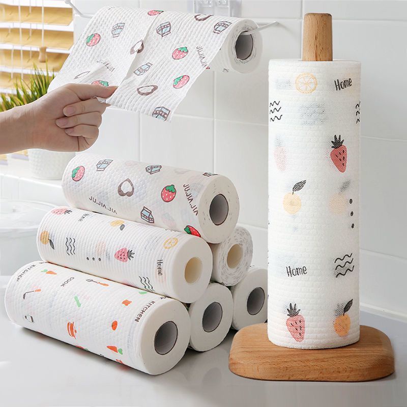 Buy 50pcs 5 free rack reusable cleaning cloths with hanger rack