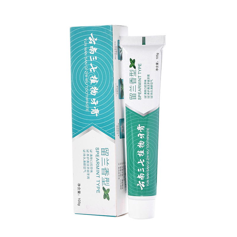 Buy 105g Yunnan Panax Notoginseng Plant Toothpaste Double Mint ...