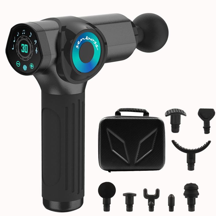 Buy Portable handheld 30-speed vibration massage gun for athletes ...
