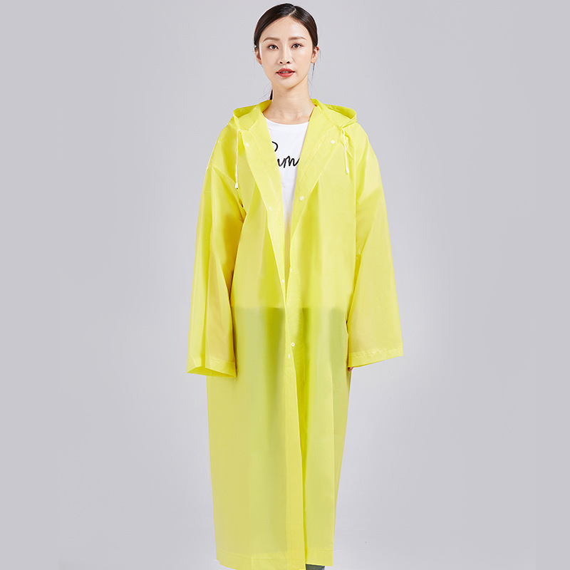 Buy Nondisposable thickened adult raincoat outdoor travel fashion