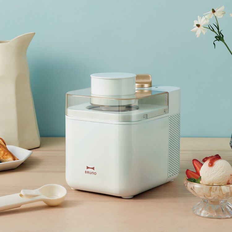 Buy Japan BRUNO ice cream machine BZKB01 small household automatic production of fruit yogurt
