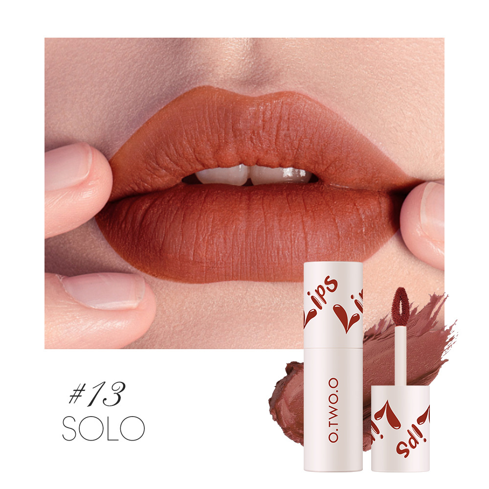 Buy [Bundle of 2] O.TWO.O matte lip mud matte velvet lip gloss lip and