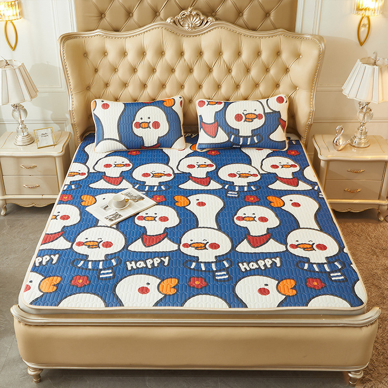 Buy 2022 new cool silk soy latex mats washable and foldable air