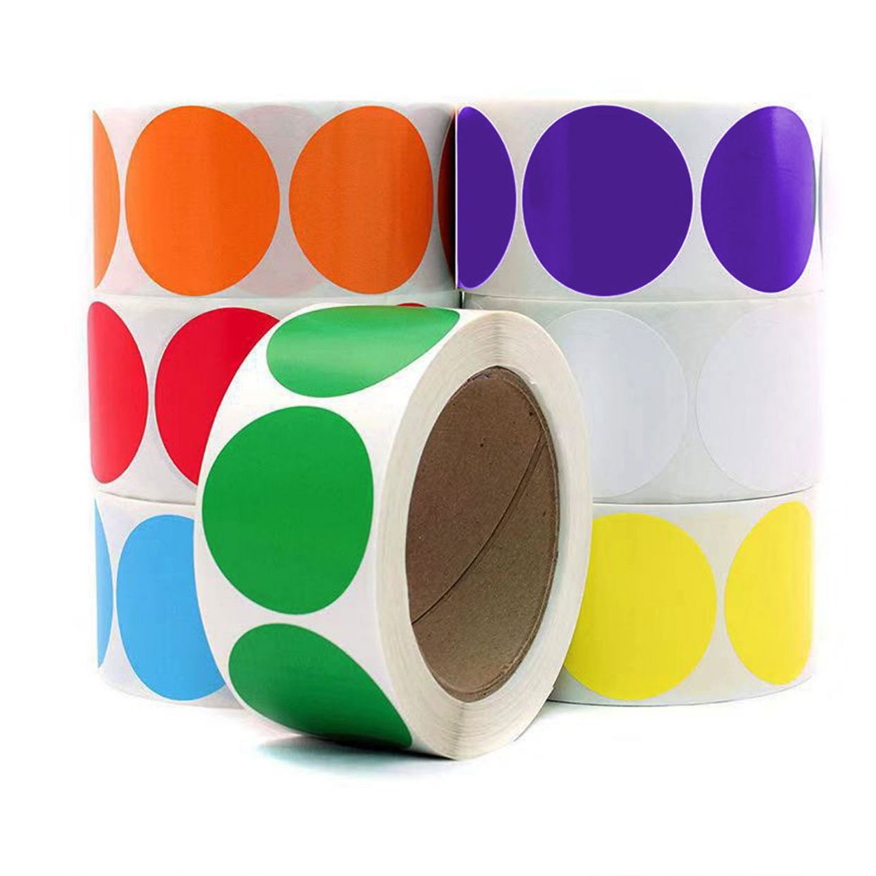 round color coding labels