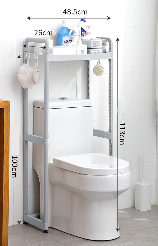 Buy Toilet toilet rack wall wall toilet bath bathroom basin rack floor