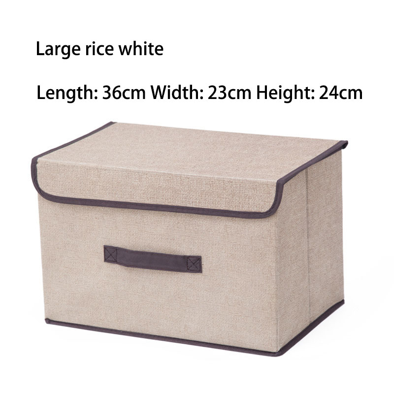 Buy Home fabric folding box foldable clothing storage box multiuse non