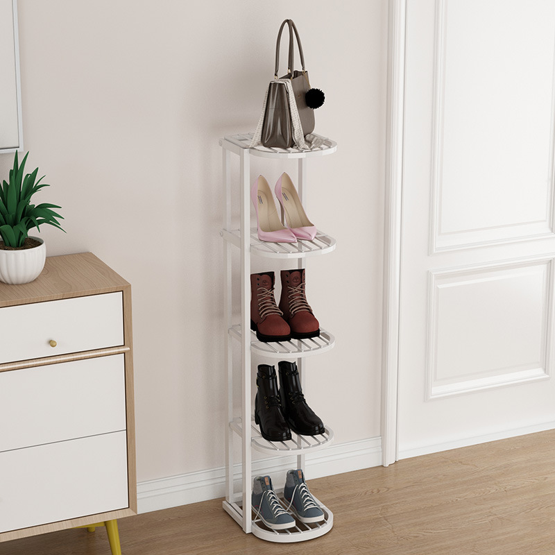 Buy Shoe Rack Narrow Simple Door Mini Shoe Rack Home Room Good Looking Small Multi Layer Corner Shoe Shelf Small Put On Ezbuy My