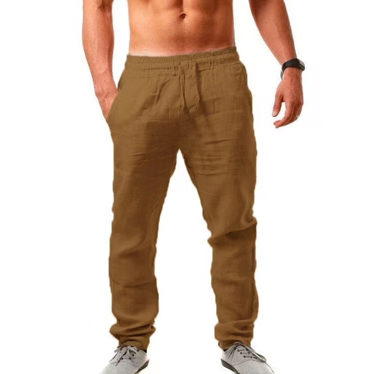 Mens khaki beach pants sale