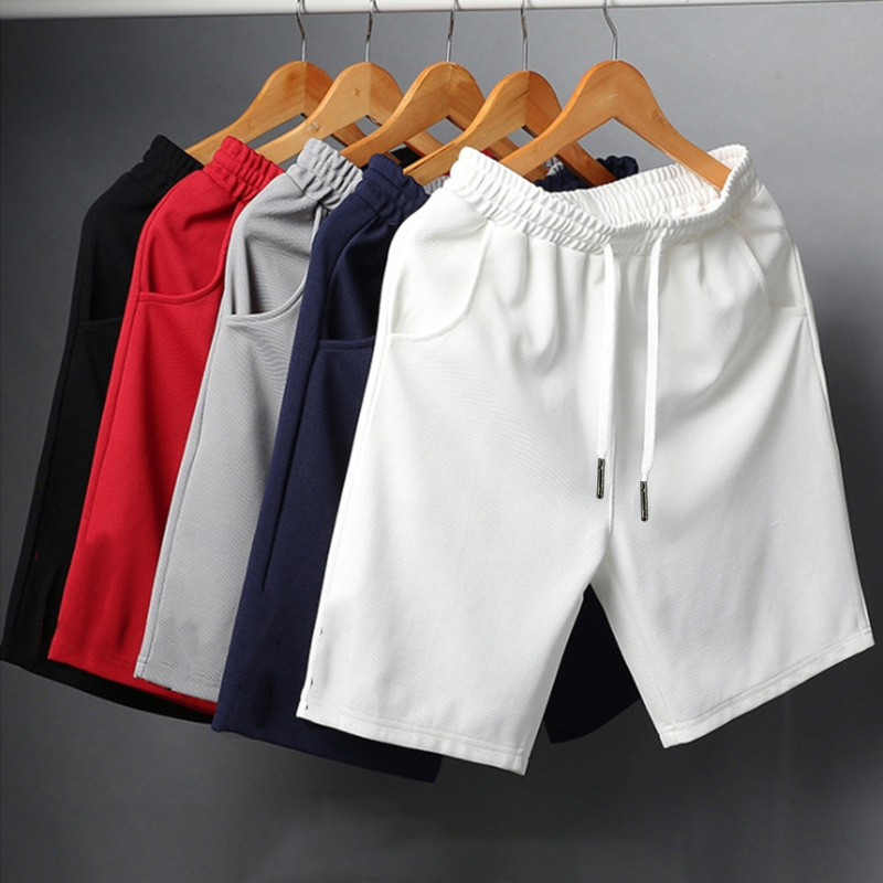 White cotton shorts for on sale men