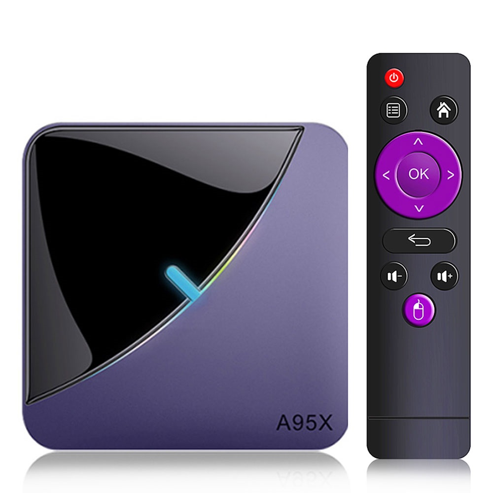 Buy A95X F3 Air RGB Light TV Box Android 9.0 Amlogic S905X3 Smart TV ...