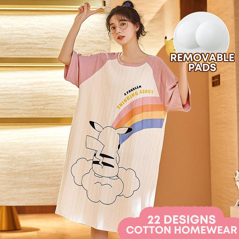 Buy Women's nightdress summer new korean style dress with chest