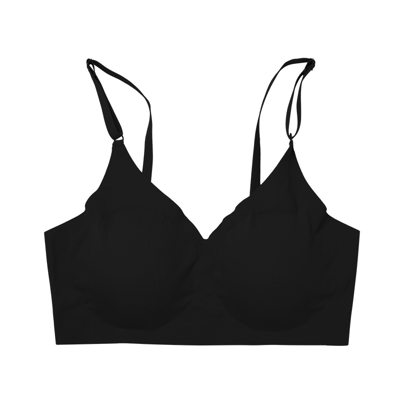 Buy Women's Wireless Bras Padded Bras Double Strap Adjustable Full