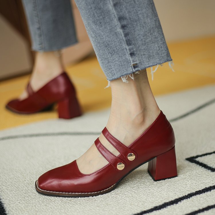 Buy Single-shoe women's 2020 summer new Mary Jane shoes in one ...