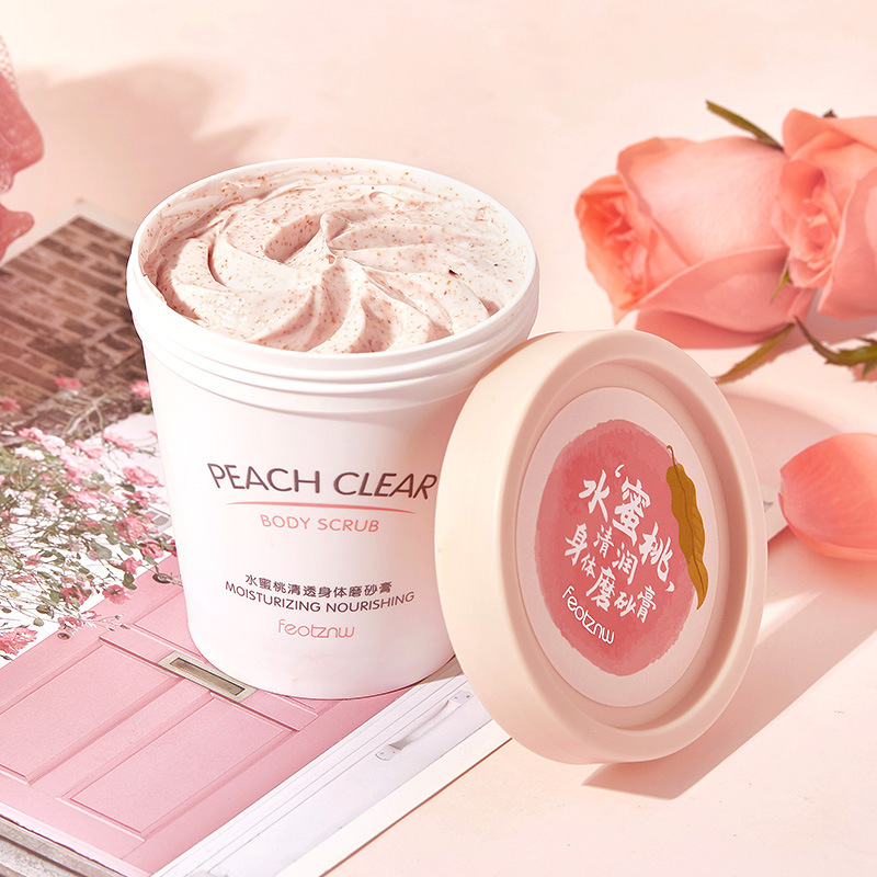 Buy Niacinamide Body Scrub Ice Cream Peach Scrub Exfoliating Body