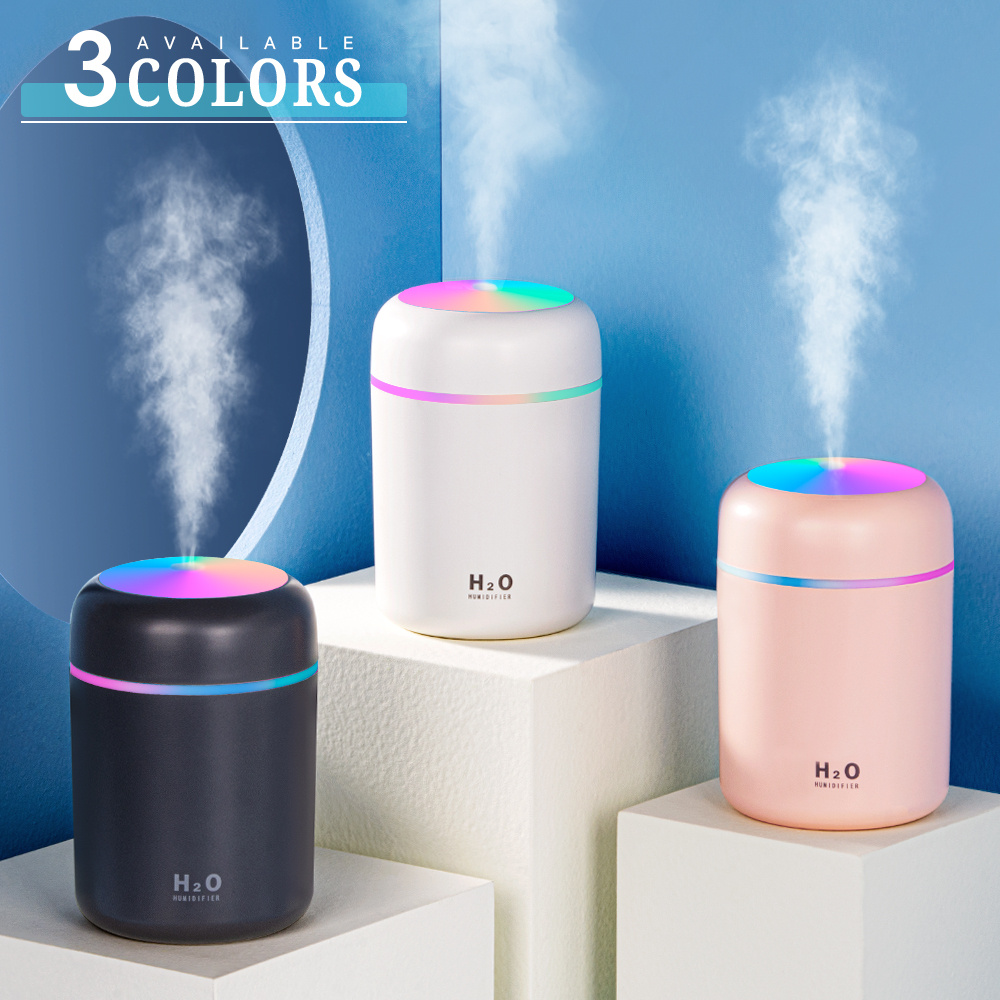 Buy 300ml H2O Air Humidifier Portable Mini USB Aroma Diffuser With Cool Mist  For Bedroom Home Car Plants Purifier Humificador on ezbuy SG