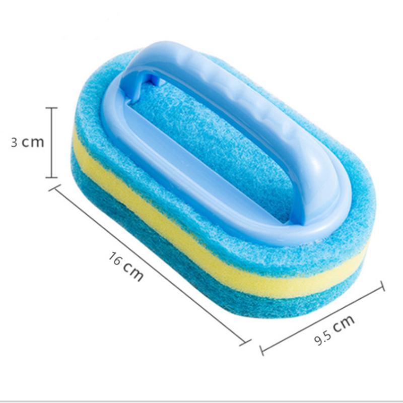 1pc Kitchen Bathroom Tile Cleaning Brush Glass Sink Decontamination Kitchen  Pot Stove Wall Cleaning Brush