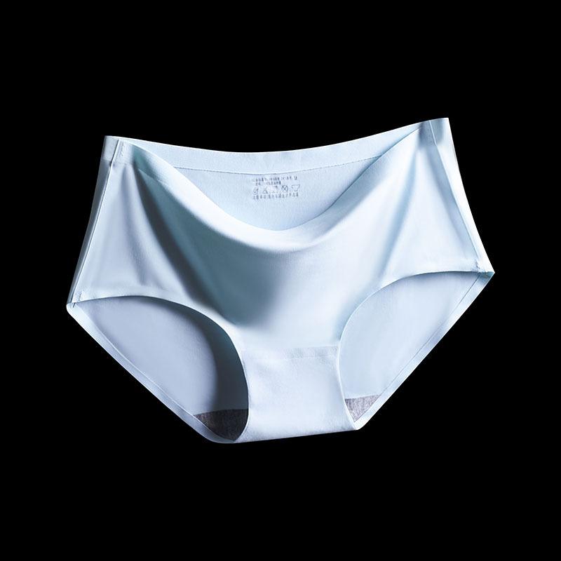 Buy 【3 Packs】Ice Silk Seamless Women Panties Underwear Cool Breathable ...